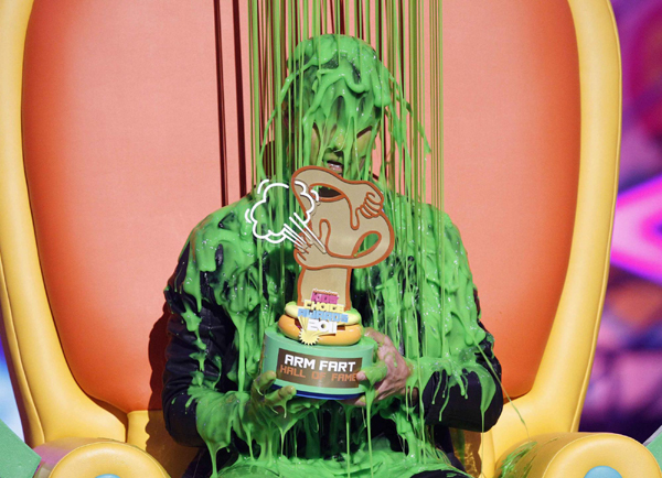 Slimy moments at Kids' Choice Awards