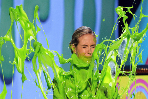 Slimy moments at Kids' Choice Awards