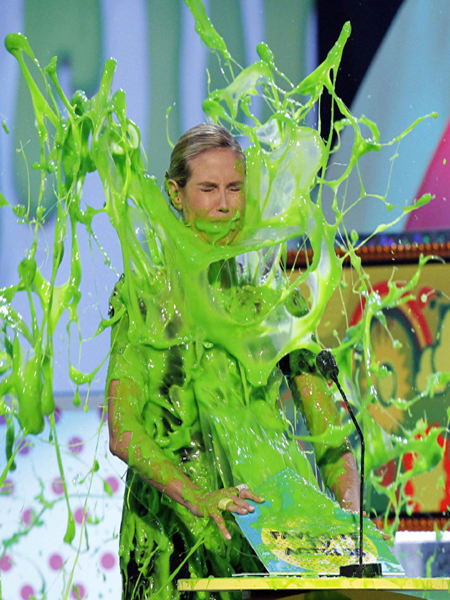 Slimy moments at Kids' Choice Awards