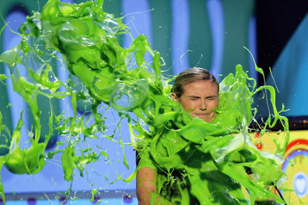 Slimy moments at Kids' Choice Awards