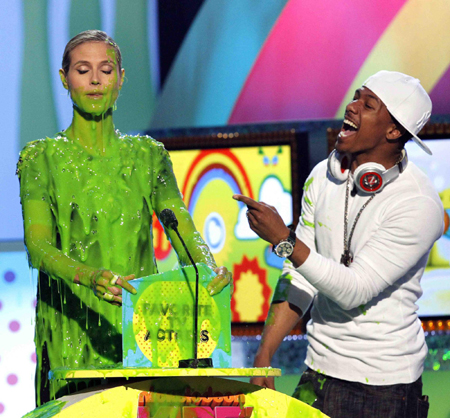 Slimy moments at Kids' Choice Awards