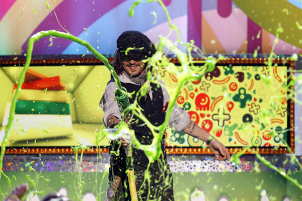 Slimy moments at Kids' Choice Awards