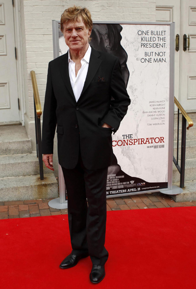 Film the Conspirator premieres in Washington