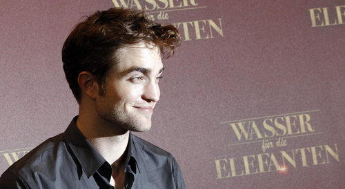 Robert Pattinson attends premiere of movie 'Water for Elephants' in Berlin