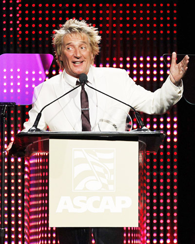 Reluctant songwriter Rod Stewart honored in Hollywood