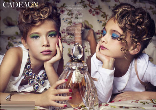 Ten-year-old French model stirs world