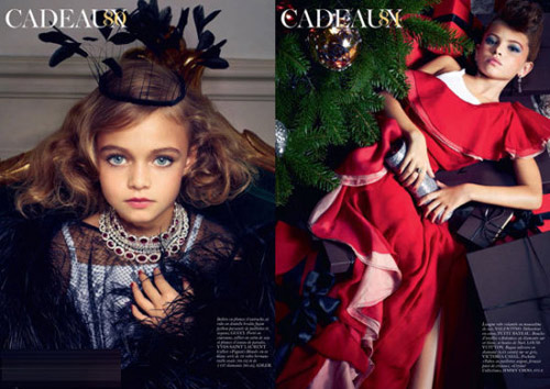 Ten-year-old French model stirs world