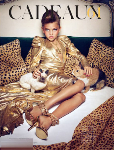 Ten-year-old French model stirs world