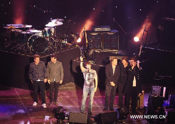 British pop singer James Blunt performs in Beijing