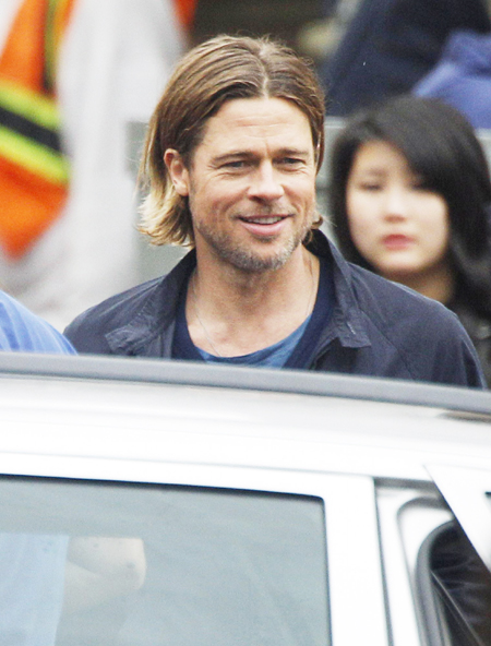 The filming of zombie movie 'World War Z'