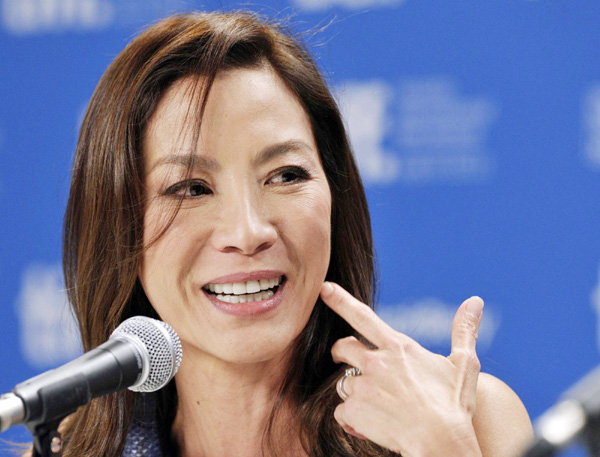 Michelle Yeoh promotes 'The Lady' at TIFF