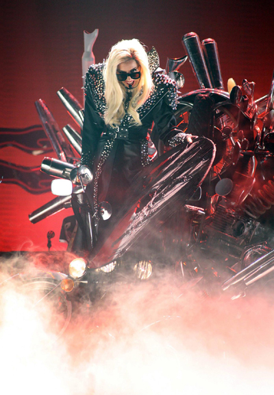 Gaga performs at iHeartRadio