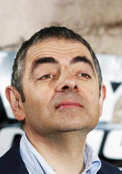 'Mr. Bean' promotes 'Johnny English Reborn'
