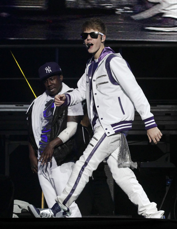 Justin Bieber performs his 'My World Tour' concert in Mexico City