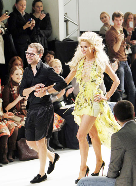 Paris Hilton walks in Ukrainian Fashion Week