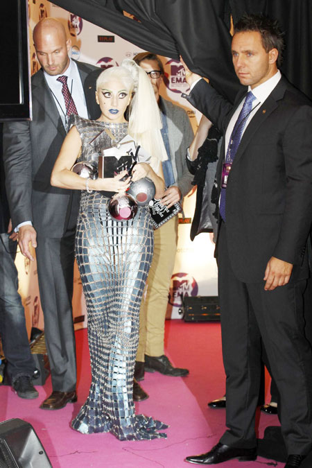 Lady Gaga gets 4 awards at MTV Europe Music Awards