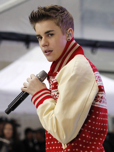 Justin Bieber performs on 'Today' show