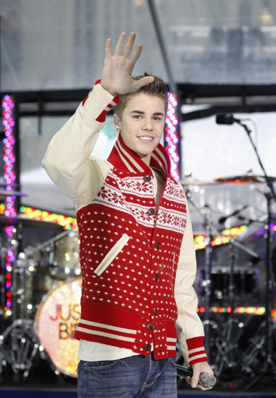 Justin Bieber performs on 'Today' show