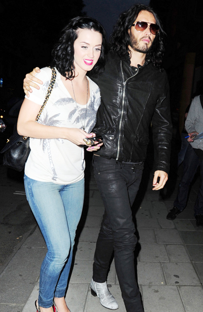 Katy Perry and Russell Brand spend Christmas apart