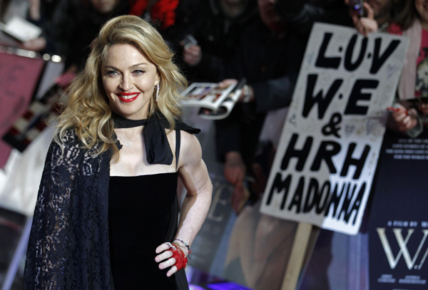 Madonna's W.E. premieres in London