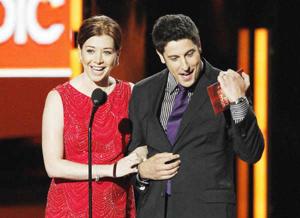 Celebrities accept awards at People's Choice Awards