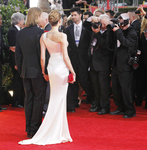 Pitt, Jolie attend Golden Globe Awards