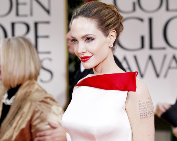 Pitt, Jolie attend Golden Globe Awards