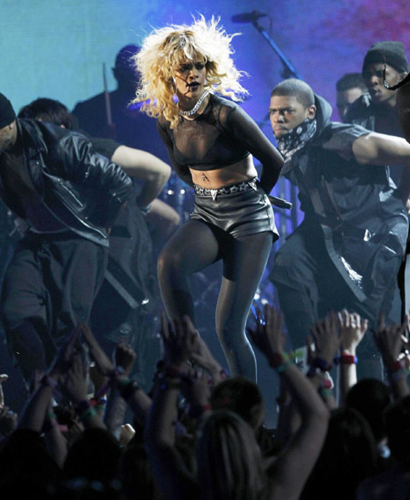 Celebrities perform at Grammy Awards