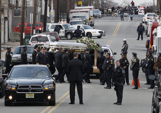 Funeral for Whitney Houston at New Hope Baptist Church in Newark