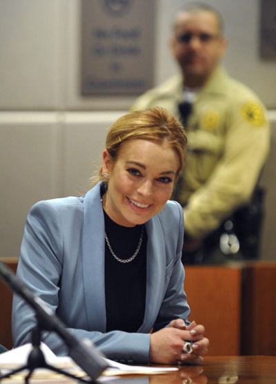 Lindsay Lohan hears progress report