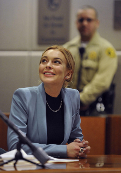 Lindsay Lohan hears progress report