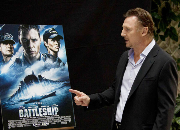 'Battleship' cast members attend news conference