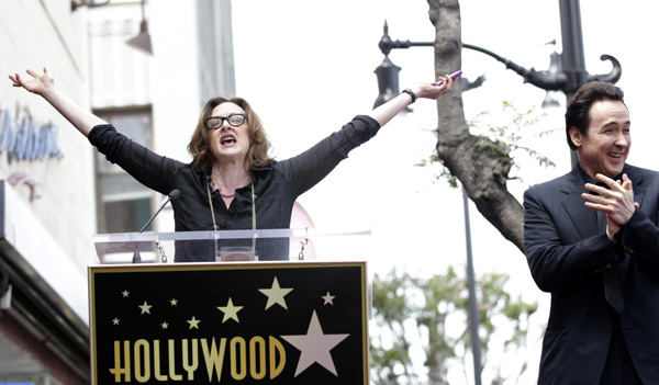 Cusack's star unveiled on Walk of Fame in Hollywood