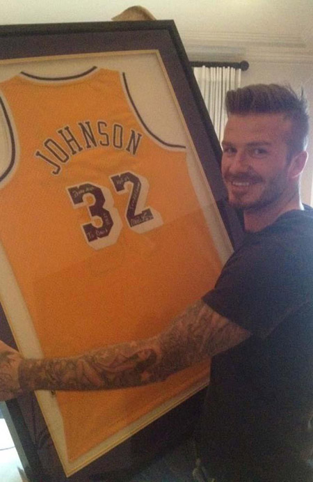 David Beckham receives 'best birthday present ever'