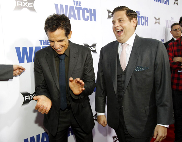 'The Watch' premieres in Hollywood