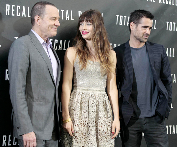 Stars of 'Total Recall' gather in Beverly Hills
