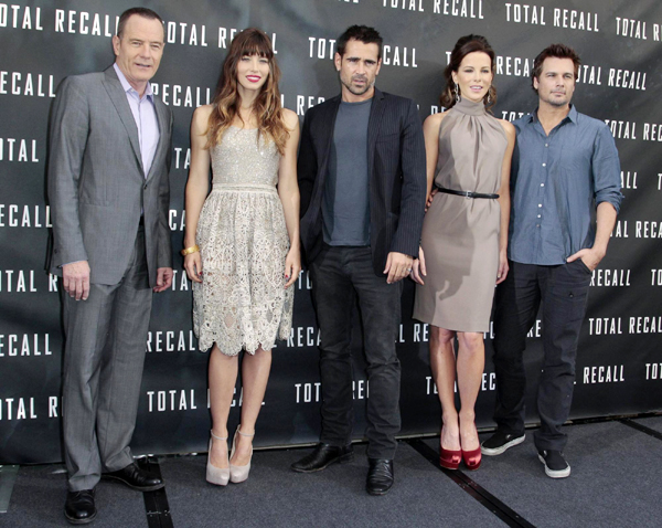 Stars of 'Total Recall' gather in Beverly Hills