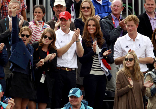 Prince William and Kate cheer at Olympics