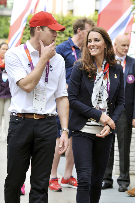 Prince William and Kate cheer at Olympics