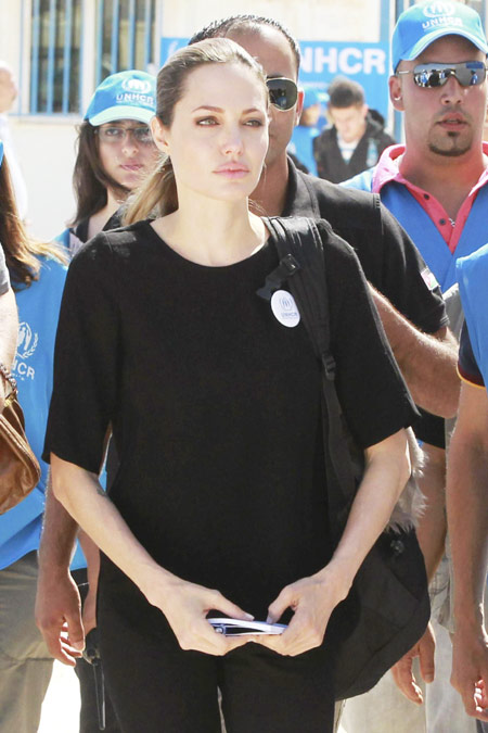 Angelina Jolie in Mafraq