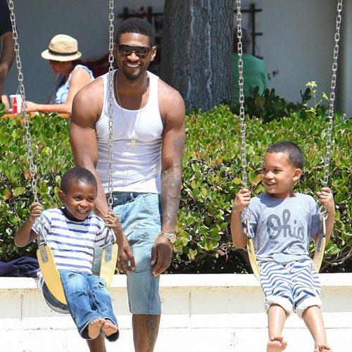 Usher selling mansion ex lives at