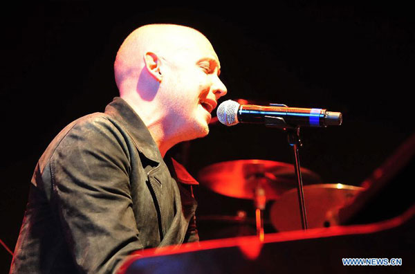 American band 'The Fray' performs in Beijing