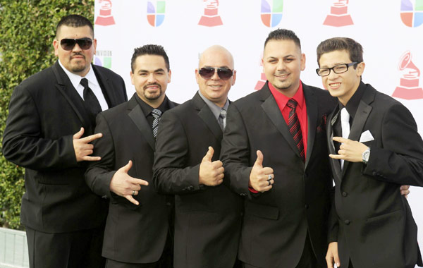 Singers arrive at Latin Grammy Awards