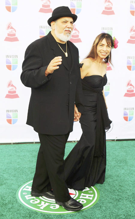 Singers arrive at Latin Grammy Awards