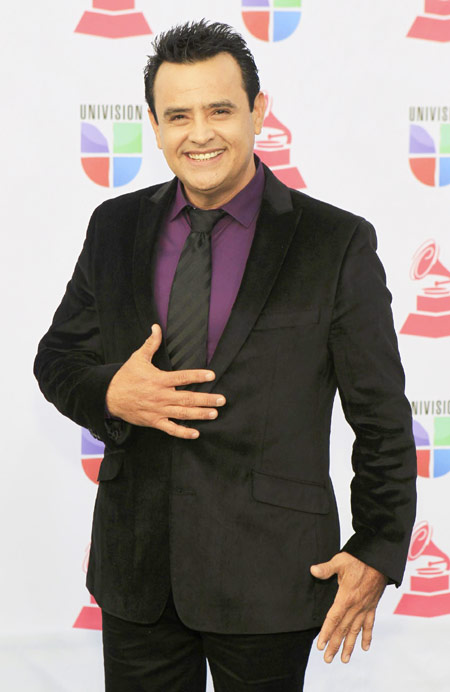 Singers arrive at Latin Grammy Awards