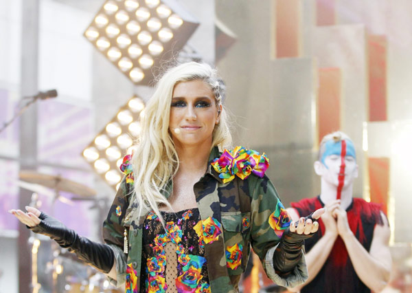 Ke$ha performs on NBC's 'Today' show