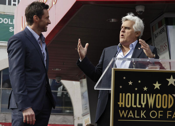 Jackman, Hathaway on Hollywood Walk of Fame