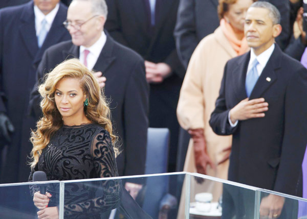 Beyonce attends US presidential inauguration