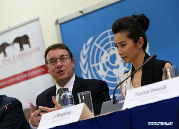 Li Bingbing urges greater effort to combat illegal wildlife trade