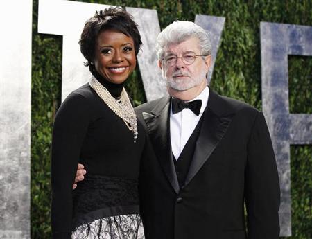 Director George Lucas marries long-time girlfriend at US ranch